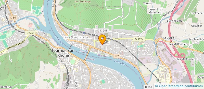 localisation de l'entreprise 839 705 761   TAIN-L'HERMITAGE