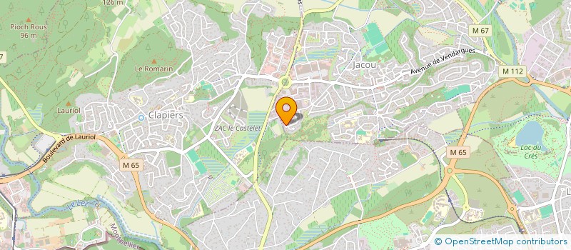 localisation de l'entreprise 839 710 787   JACOU