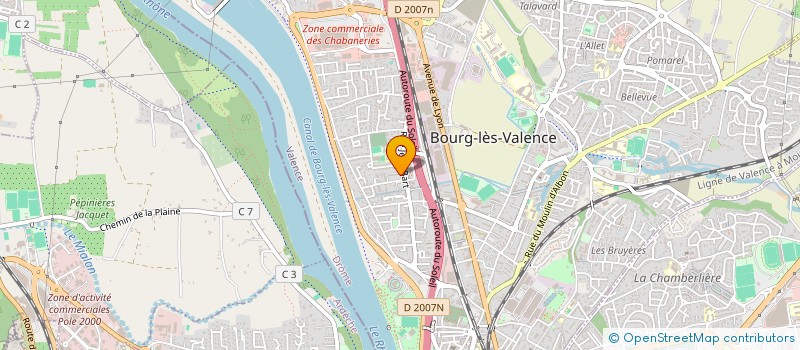 localisation de l'entreprise 839 761 640   BOURG-LES-VALENCE