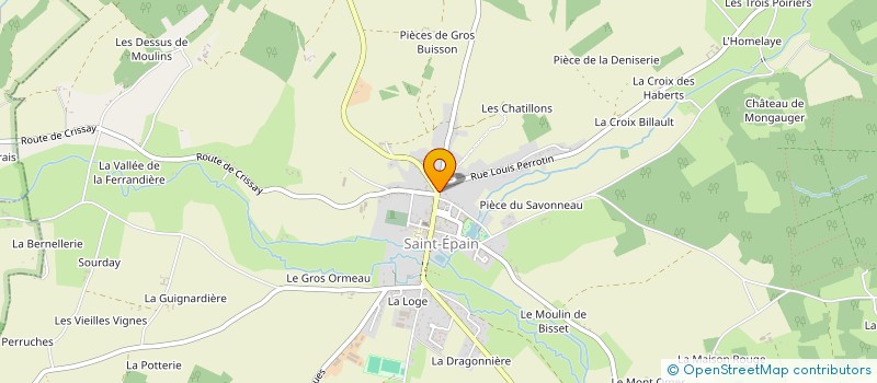 localisation de l'entreprise 839 778 610   SAINT-EPAIN