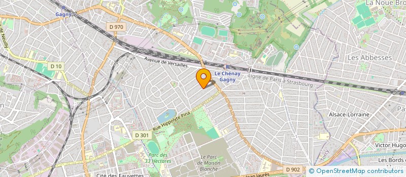 localisation de l'entreprise 839 792 934 à GAGNY