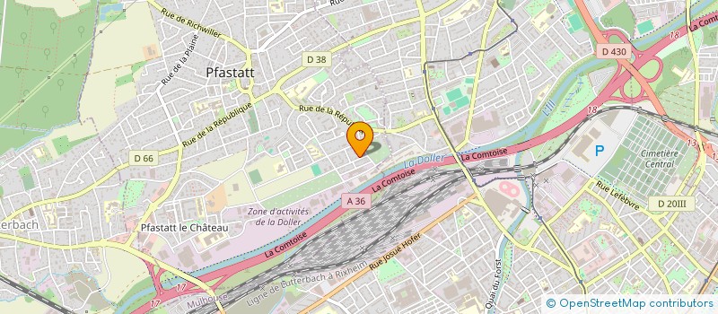 localisation de l'entreprise 839 794 807   PFASTATT