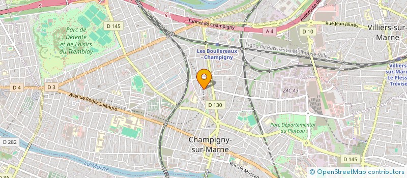 localisation de l'entreprise 839 818 309  à CHAMPIGNY-SUR-MARNE