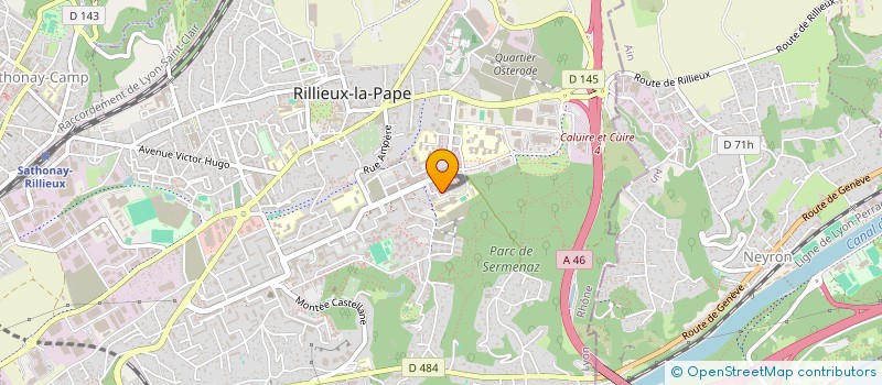 localisation de l'entreprise 839 819 968   RILLIEUX-LA-PAPE