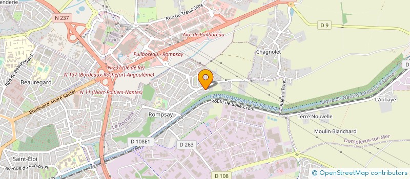 localisation de l'entreprise 839 877 727 à COGNAC