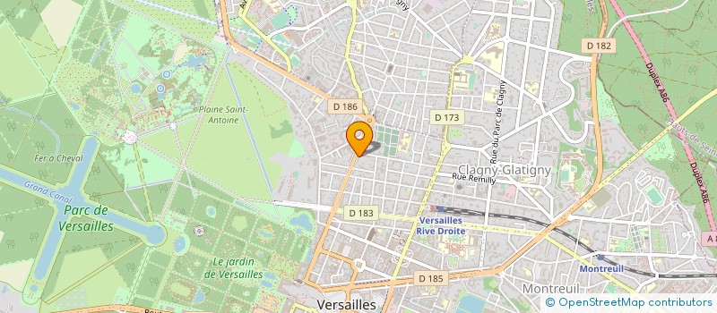 localisation de l'entreprise 839 890 910  à VERSAILLES