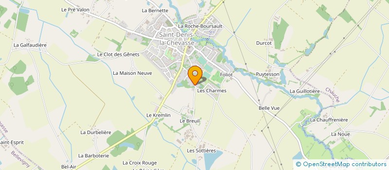 localisation de l'entreprise 839 893 427   SAINT-DENIS-LA-CHEVASSE