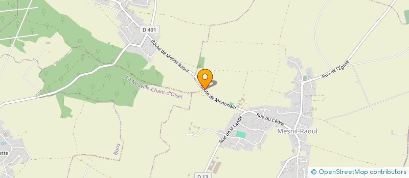 localisation de l'entreprise 839 919 537   MONTMAIN