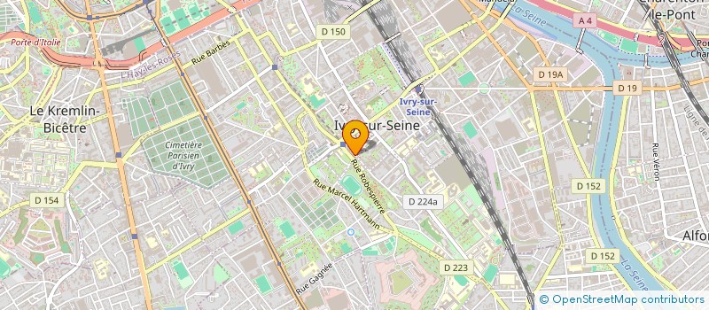 localisation de l'entreprise 839 946 100 à IVRY-SUR-SEINE