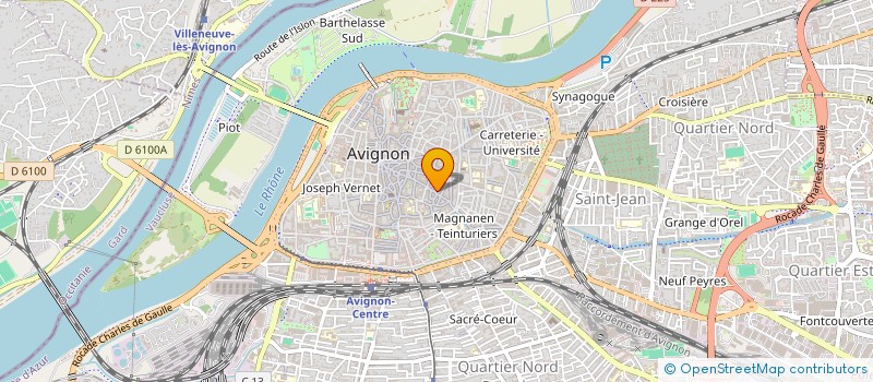 localisation de l'entreprise 84 AVENUE  AVIGNON