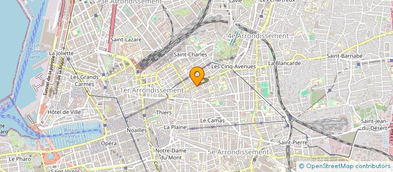 localisation de l'entreprise 84 BD LIBERATION  MARSEILLE