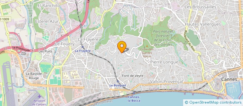 localisation de l'entreprise 84 BOULEVARD DU SOLEIL  CANNES