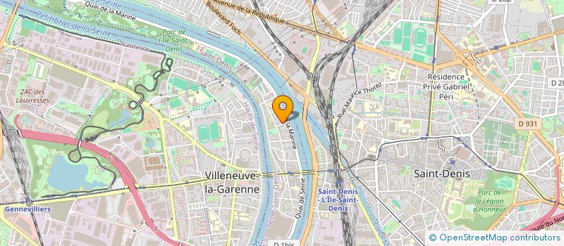 localisation de l'entreprise 84 CHRONO  L'ILE-SAINT-DENIS