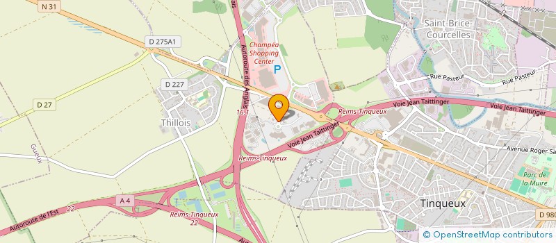 localisation de l'entreprise 84 D'ERLON  THILLOIS