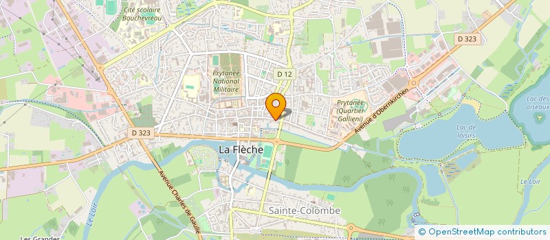 localisation de l'entreprise 84 GRANDE RUE à LA FLECHE