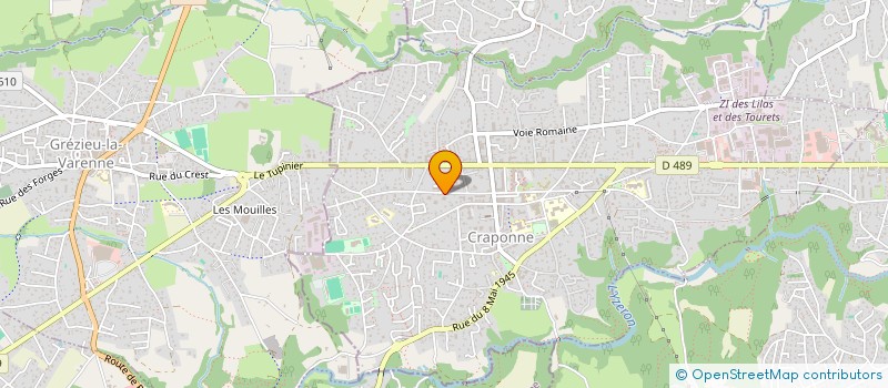 localisation de l'entreprise 840 009 435   CRAPONNE