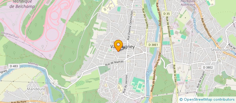 localisation de l'entreprise 840 027 759   VALENTIGNEY