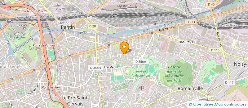 localisation de l'entreprise 840 032 510 à PANTIN