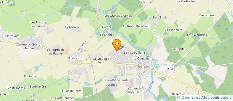 localisation de l'entreprise 840 040 414   PERNAY