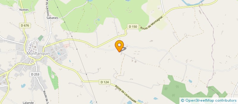 localisation de l'entreprise 840 051 213   MONFLANQUIN