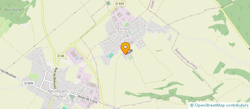 localisation de l'entreprise 840 051 643   ERCUIS