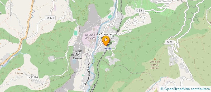 localisation de l'entreprise 840 056 360   PEILLON