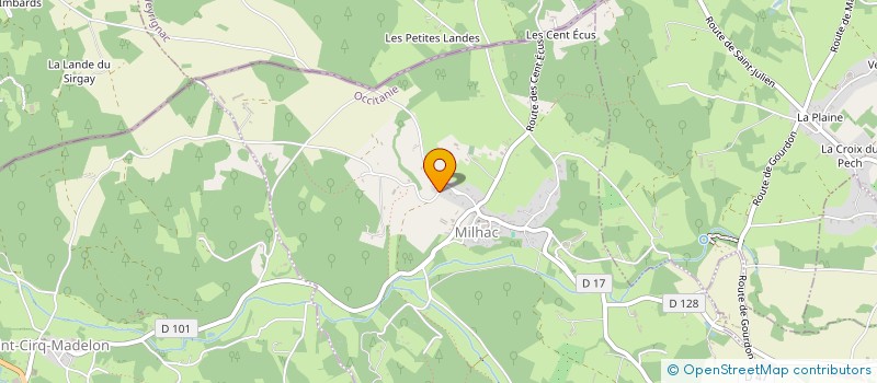 localisation de l'entreprise 840 087 142   MILHAC