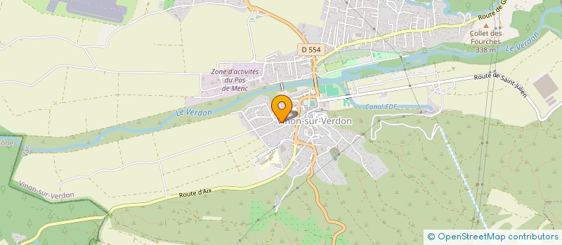 localisation de l'entreprise 840 124 341   VINON-SUR-VERDON