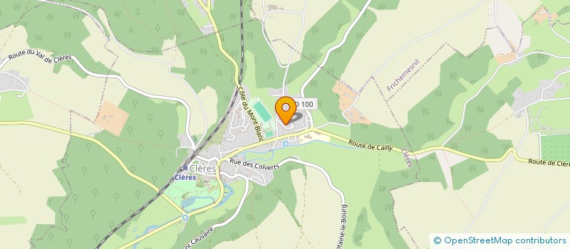 localisation de l'entreprise 840 139 760   CLERES