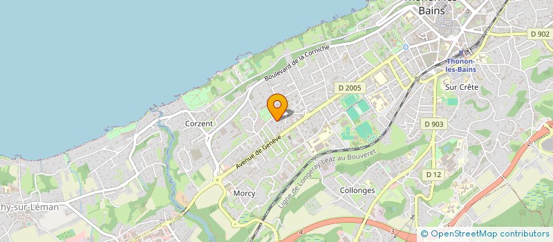 localisation de l'entreprise 840 160 311  à THONON-LES-BAINS