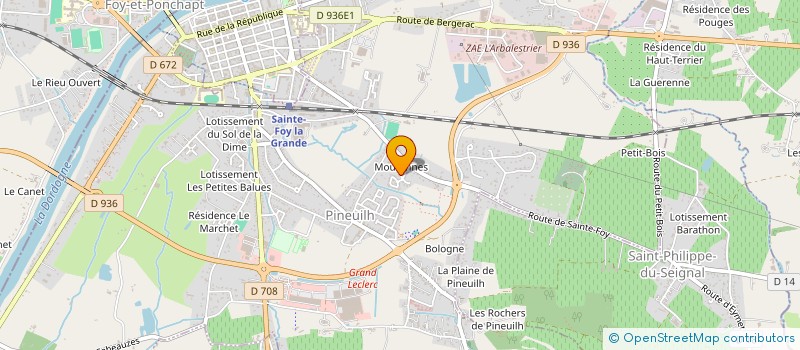 localisation de l'entreprise 840 166 136   PINEUILH