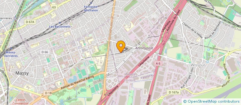 localisation de l'entreprise 840 175 913 à ANTONY