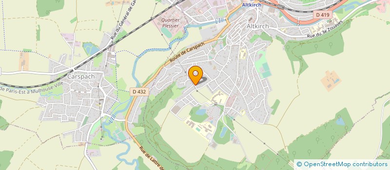 localisation de l'entreprise 840 222 624   HIRSINGUE