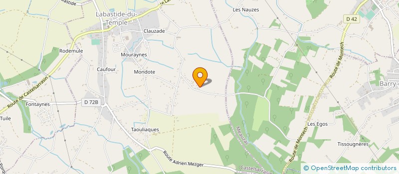 localisation de l'entreprise 840 232 912   LABASTIDE-DU-TEMPLE