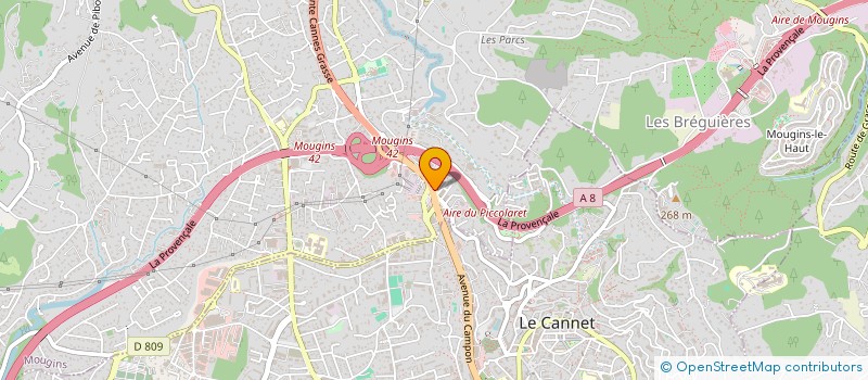 localisation de l'entreprise 840 235 873 à MOUGINS