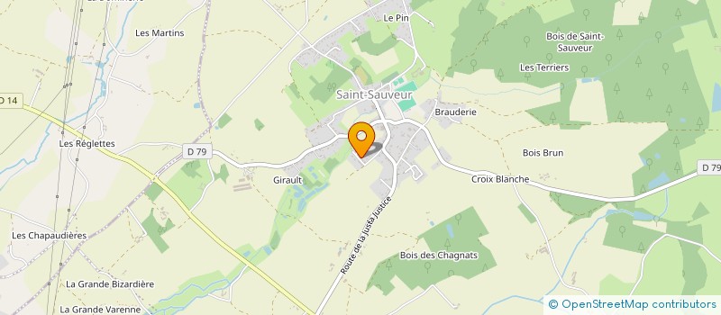 localisation de l'entreprise 840 251 375   SENILLE-SAINT-SAUVEUR