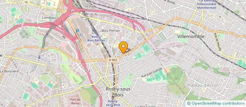 localisation de l'entreprise 840 301 907  à ROSNY-SOUS-BOIS