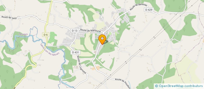 localisation de l'entreprise 840 310 528   HEUGAS
