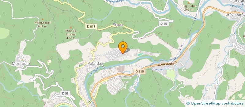 localisation de l'entreprise 840 320 246   AMELIE-LES-BAINS-PALALDA