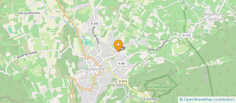 localisation de l'entreprise 840 372 395   MALAUCENE