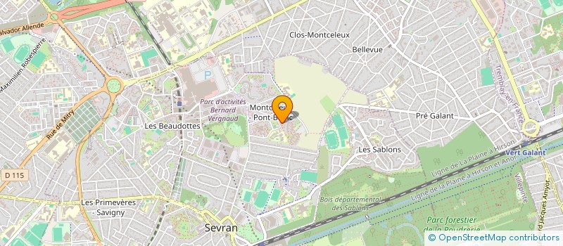localisation de l'entreprise 840 419 089 à SEVRAN
