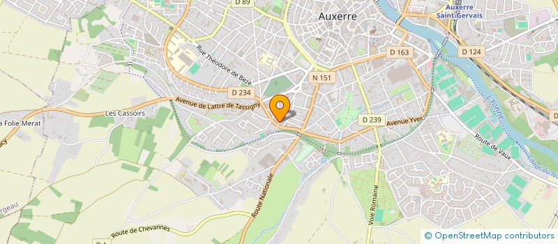 localisation de l'entreprise 840 530 166   AUXERRE