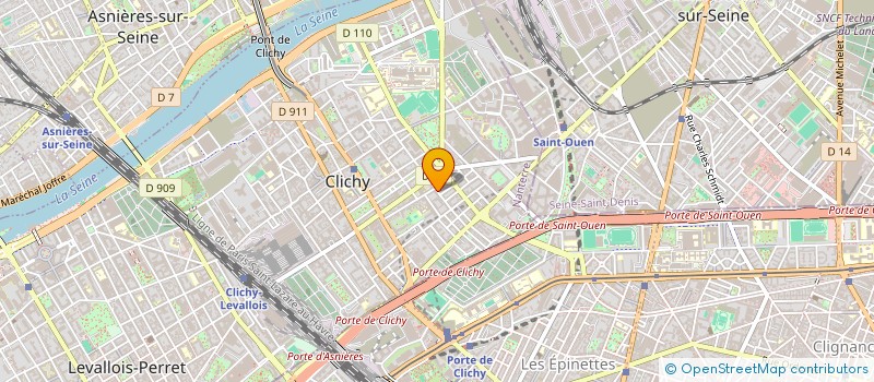 localisation de l'entreprise 840 573 463 à CLICHY