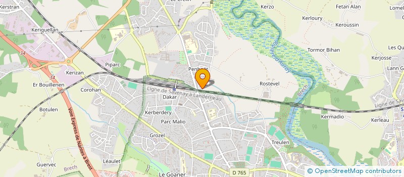 localisation de l'entreprise 840 580 229   BRECH