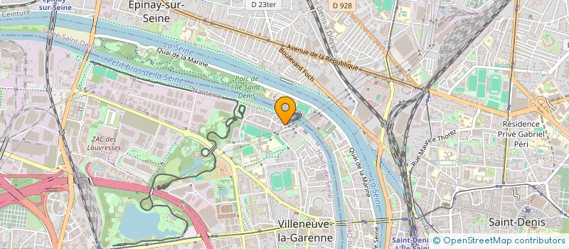 localisation de l'entreprise 840 593 297 à VILLENEUVE-LA-GARENNE