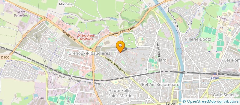 localisation de l'entreprise 840 609 622   MARTIGNE-SUR-MAYENNE