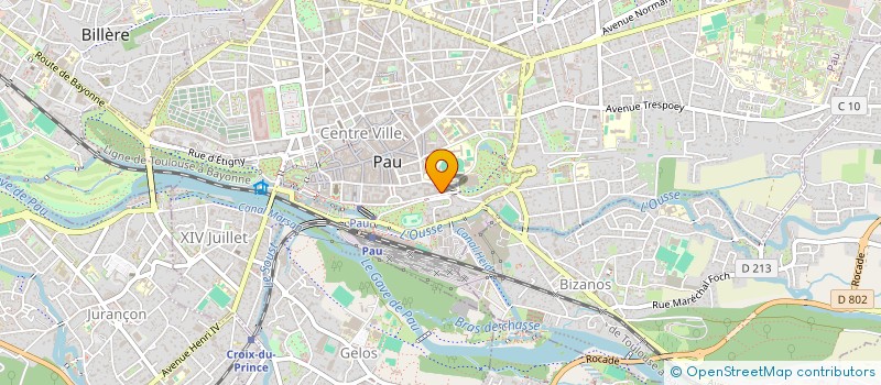 localisation de l'entreprise 840 616 932  à PAU