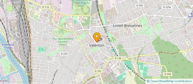 localisation de l'entreprise 840 736 565   VALENTON