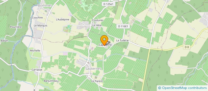 localisation de l'entreprise 840 742 555   SAUTERNES
