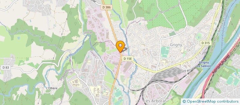 localisation de l'entreprise 840 751 960   GRIGNY-SUR-RHONE